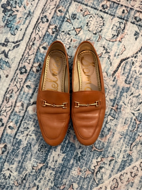 Sam Edelman Shoes - Sam Edelman Tan Leather Horsebit Loafers